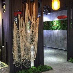 ozdobna sieć rybacka siatka portowa