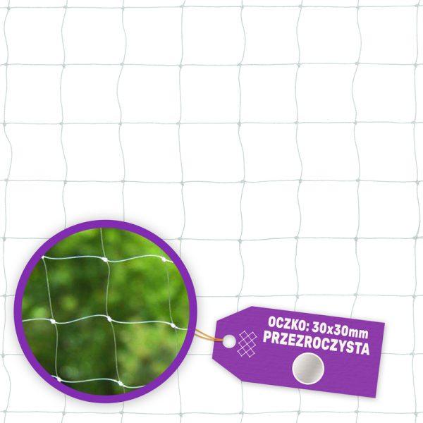siatka na oczko wodne i stawy, bezbarwna, przezroczysta
