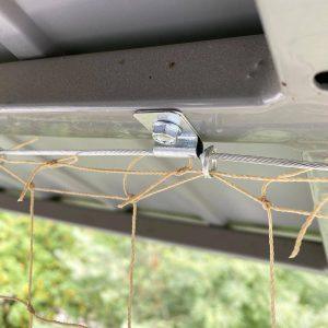 Haczyk do linki stalowej do daszku