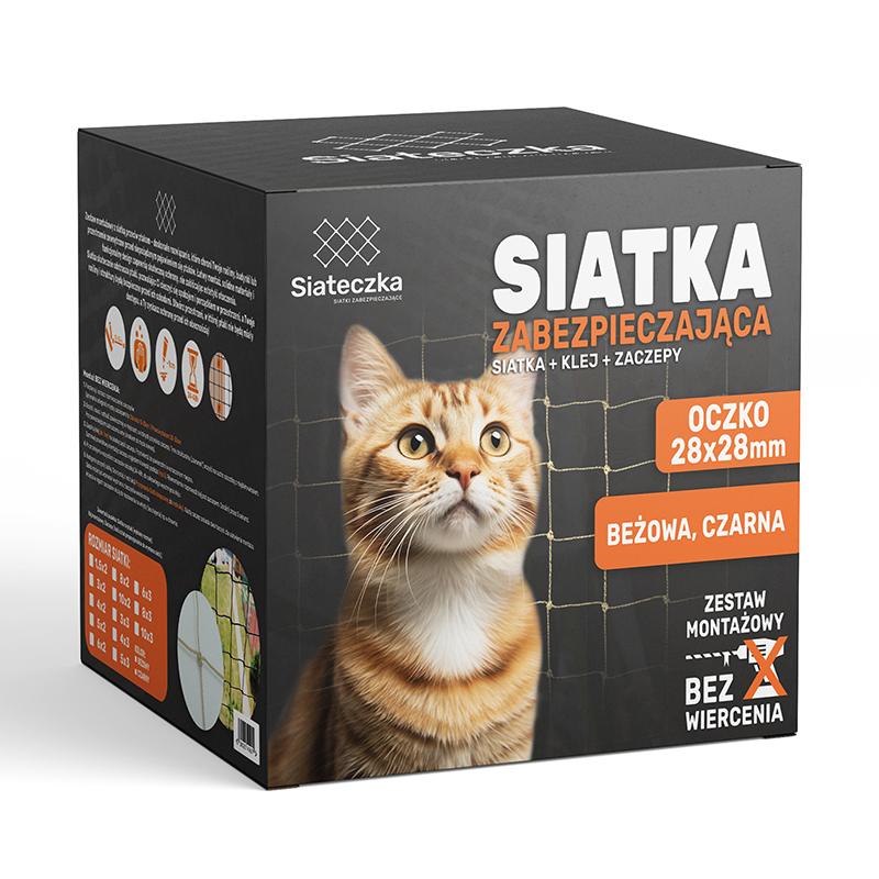 zestaw siatka dla małych kotów