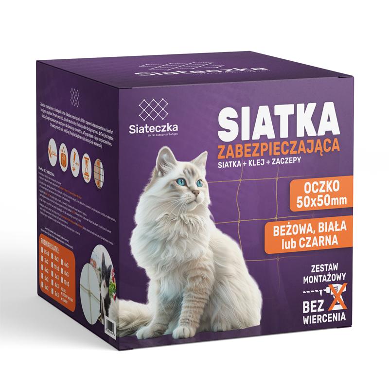 zestaw siatka dla kota